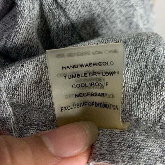 MARKET And SPRUCE Women Top Gray & blue Sz M Pullover - Picture 12 of 12